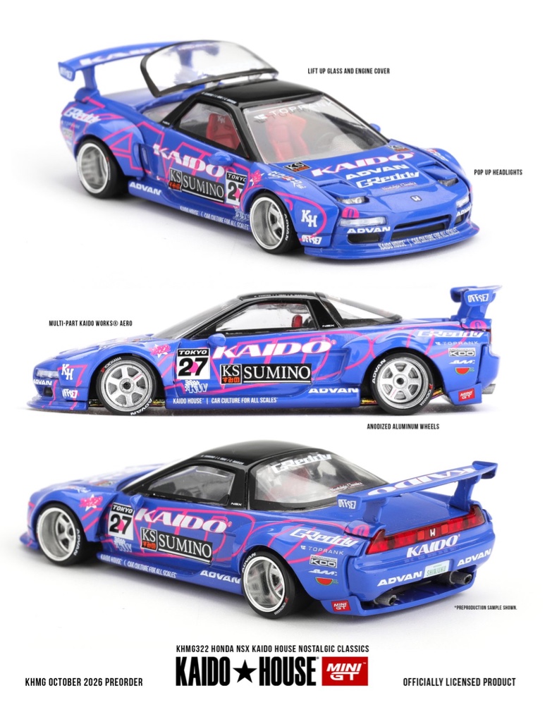 Pré Venda - Kaido House Honda NSX Kaido House Nostalgic Classics #322