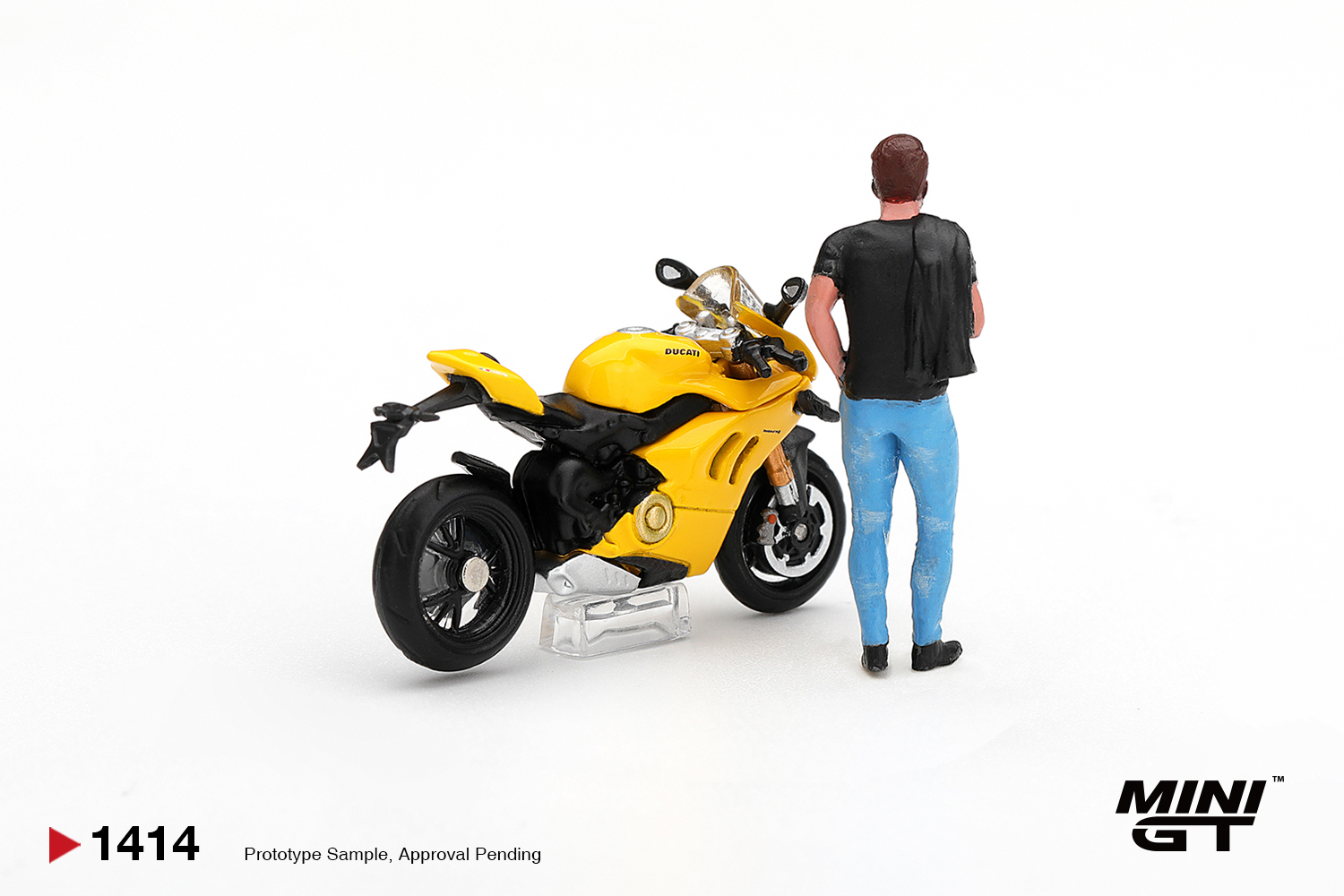 Pré Venda - Mini GT Ducati Panigale V4 S Giallo C/ figure